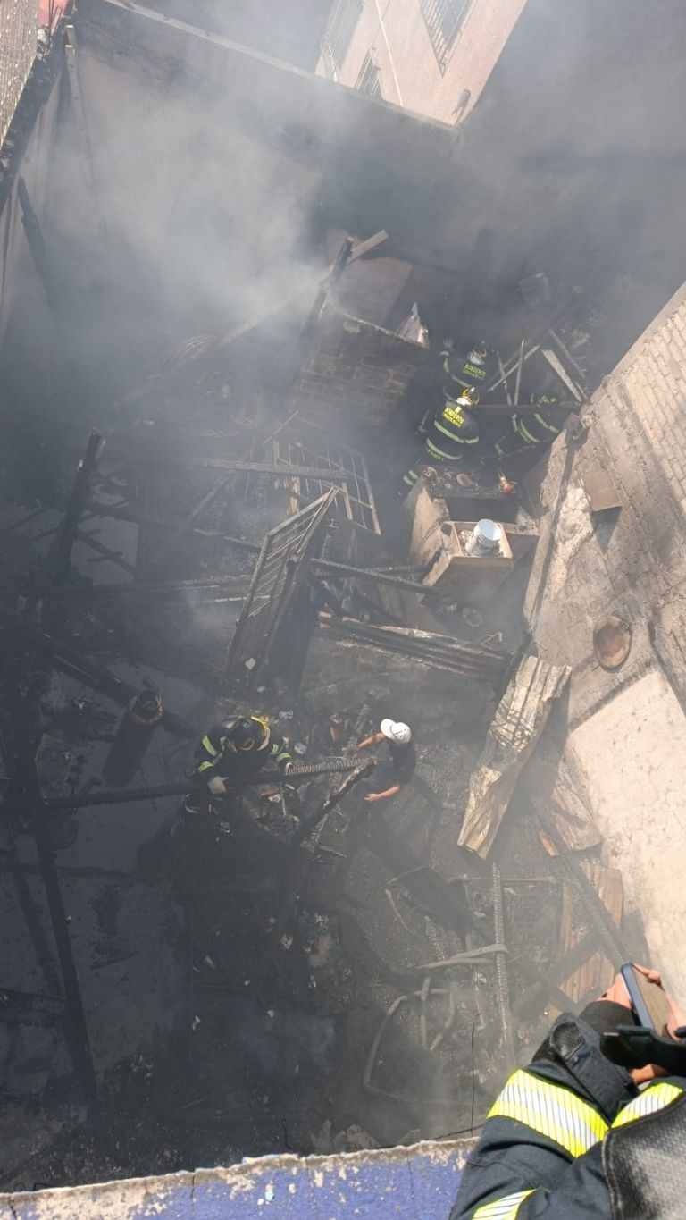 Incendio en Xochimilco 