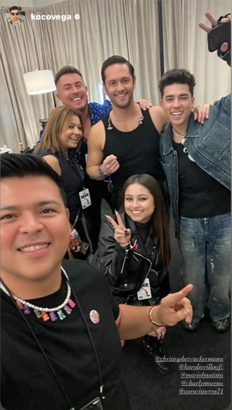 Karol Sevilla y Mario Bautista