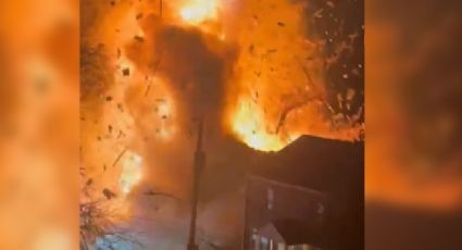 VIDEO: Explota casa en Estados Unidos cuando la Policía la revisaba