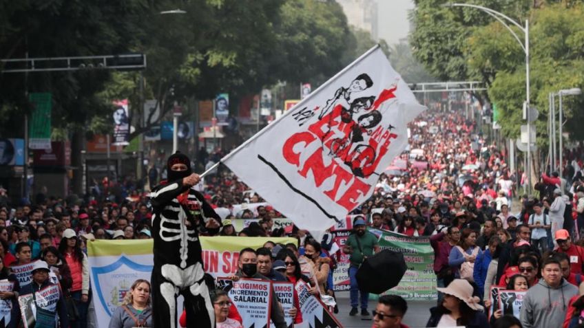 VIDEO: Así fue la toma de la SEP por maestros de la CNTE en la Ciudad de México