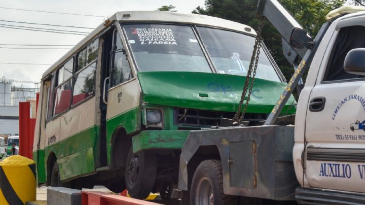 Despedazan microbuses: Inicia sustitución de unidades en cuatro alcaldías de la CDMX