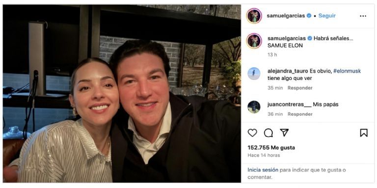 Samuel García y Mariana Rodríguez estarían esperando un hijo