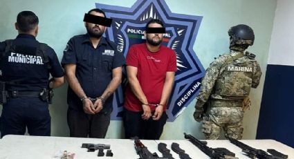 Caen tres sujetos en Ciudad Obregón con armas largas, equipo táctico y 400 dosis de droga
