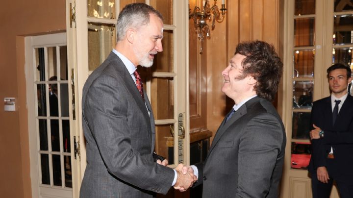 Javier Milei se reúne con Felipe VI antes de convertirse en presidente de Argentina
