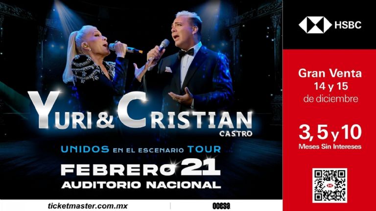 Yuri y Christian Castro harán gira juntos