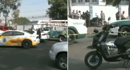 Fuerte accidente en la CDMX: Motociclista pierde la vida tras derrapar en Tlatelolco