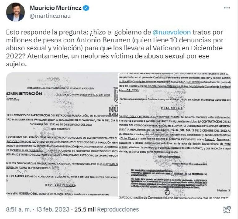 Publicación de Mauricio Martínez