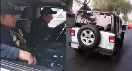 VIDEO: Captan a oficiales de la CDMX al intentar extorsionar a un conductor en Edomex