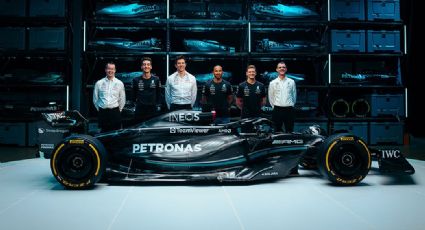 F1: Mercedes regresa al negro en su nuevo auto W14 y también presenta otro notable cambio