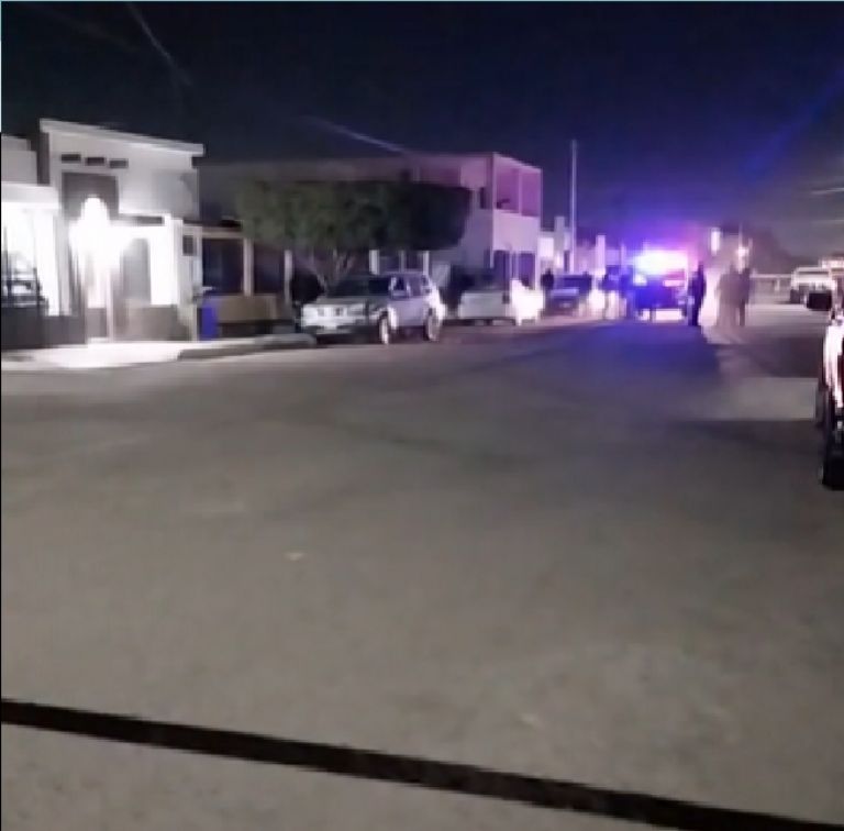 Autoridades se movilizaron por una balacera en Prados de la Laguna, Ciudad Obregón. Foto: Facebook