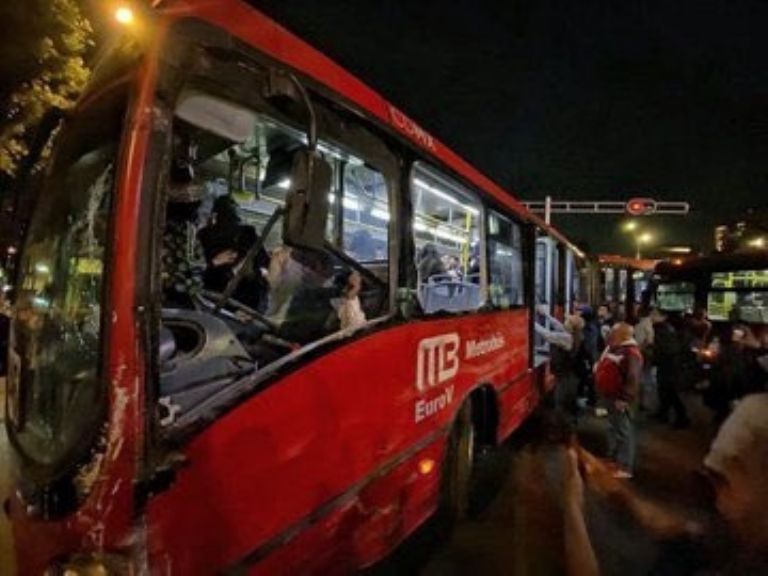 Choque Metrobús CDMX