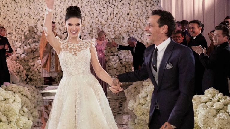 Nadia y Marc en el día de su boda