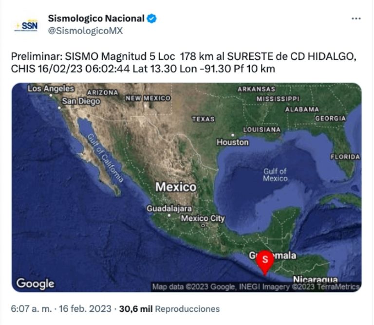 Sismo Chiapas 