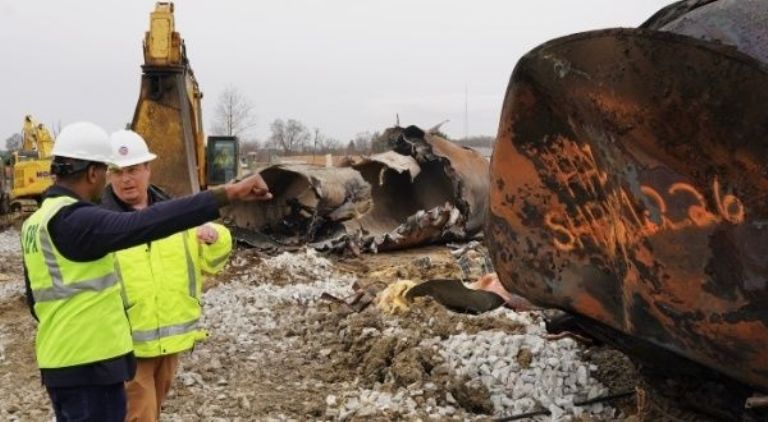 Descarrila tren en Ohio 