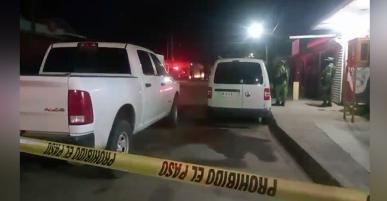 Autoridades llegan al sitio