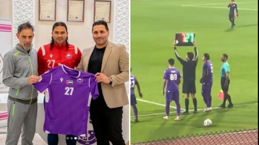 ¡Ya debutó! 'Gullit' Peña suma sus primeros minutos en los Emiratos Árabes Unidos
