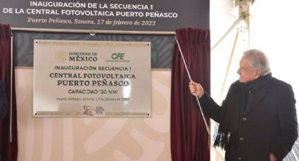 Tras inauguración de Planta Fotovoltaica en Sonora, AMLO asegura que proyectos de la 4T continuarán