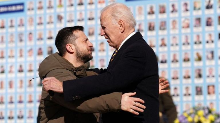 Joe Biden visita Ucrania 