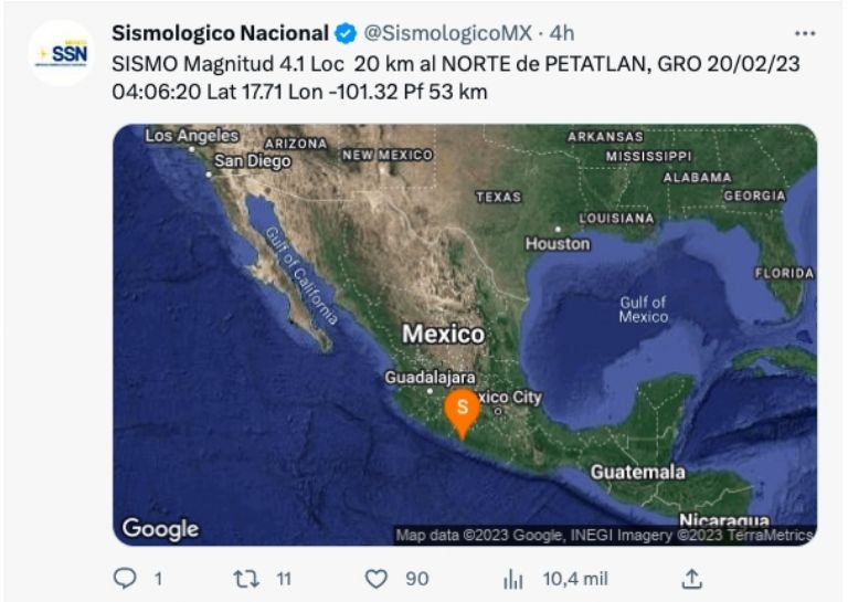 Sismo México 