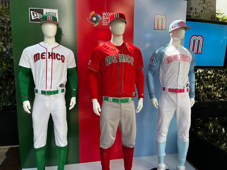 Así son los uniformes de México para el Clásico Mundial de Beisbol; el tercero es toda una novedad