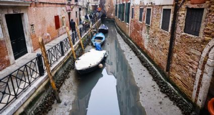 Adiós al romance: Los canales de Venecia se secan; expertos declaran que esto es "normal"