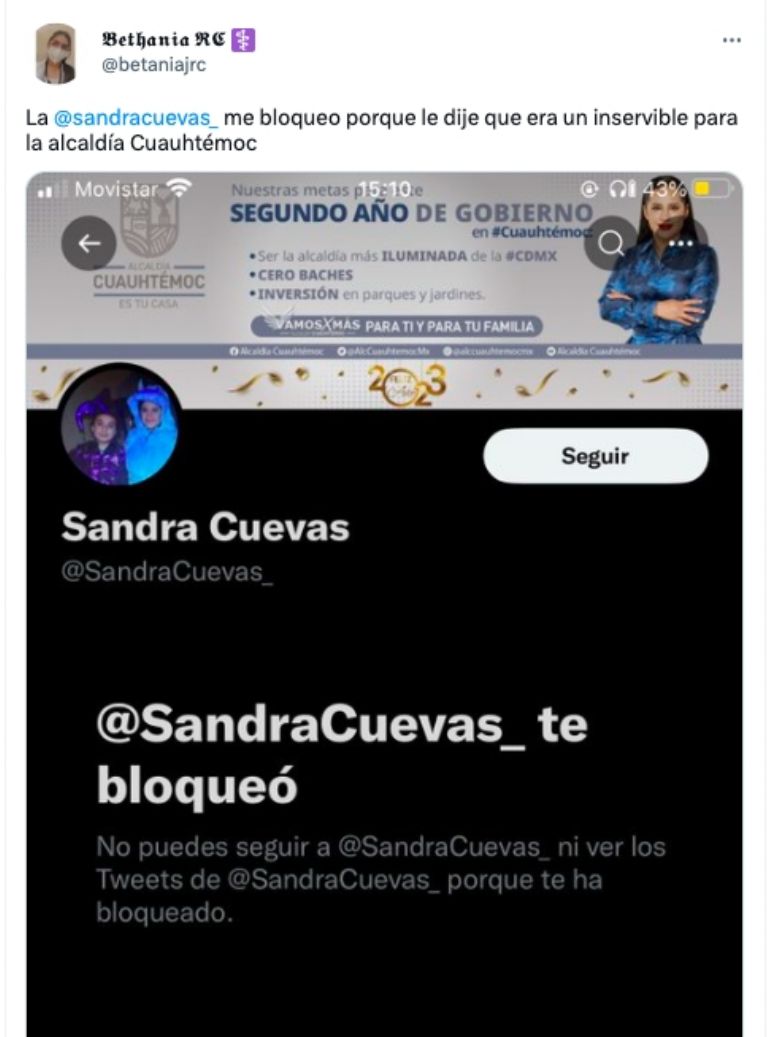 Meme Sandra Cuevas 
