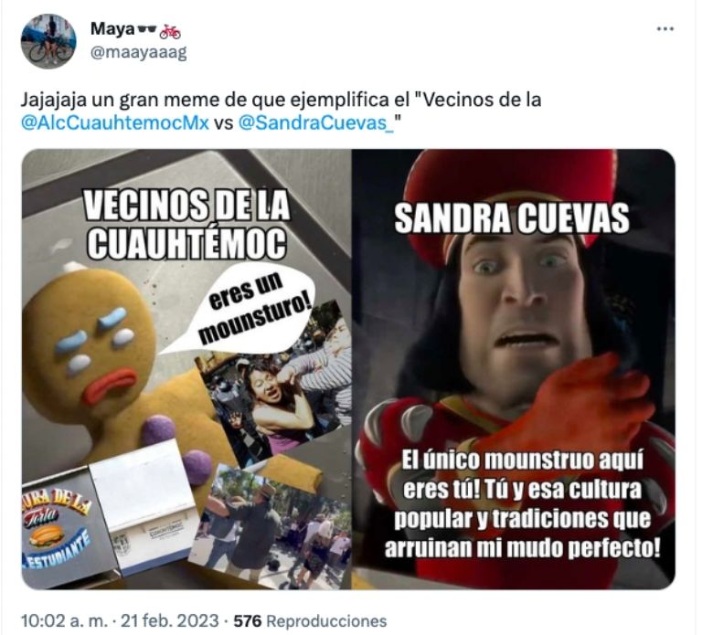 Meme Sandra Cuevas 