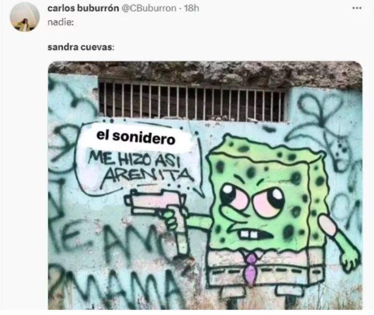 Meme Sandra Cuevas 