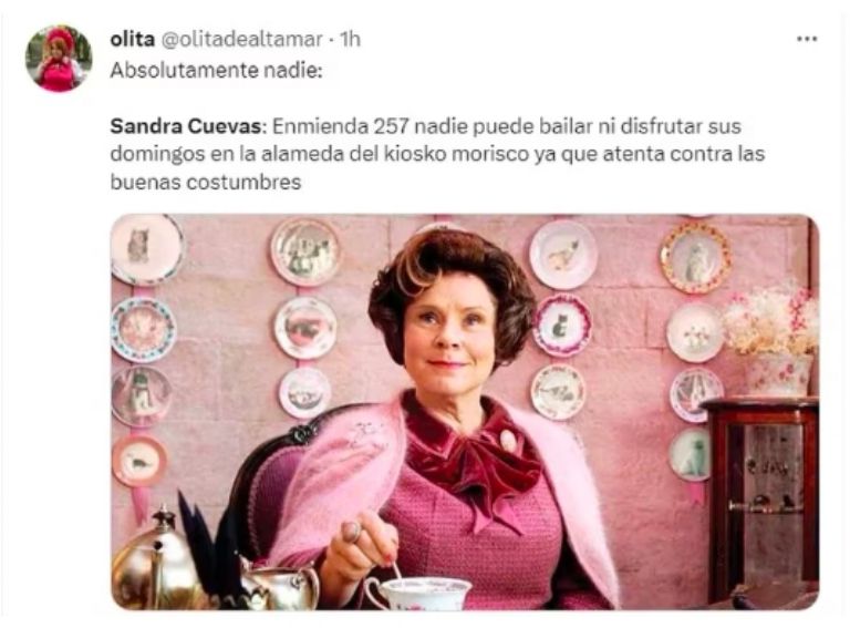 Meme Sandra Cuevas 