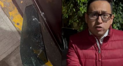 Tras dar cristalazo al vehículo de un periodista cae delincuente en la Cuauhtémoc