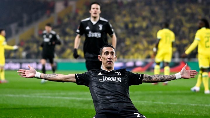 Ángel Di María le da el pase a la Juventus en Europa League con golazo incluido