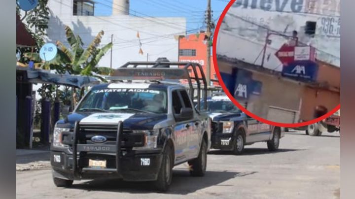 Tras amenazar a los policías con un machete, sujeto es abatido en Tabasco