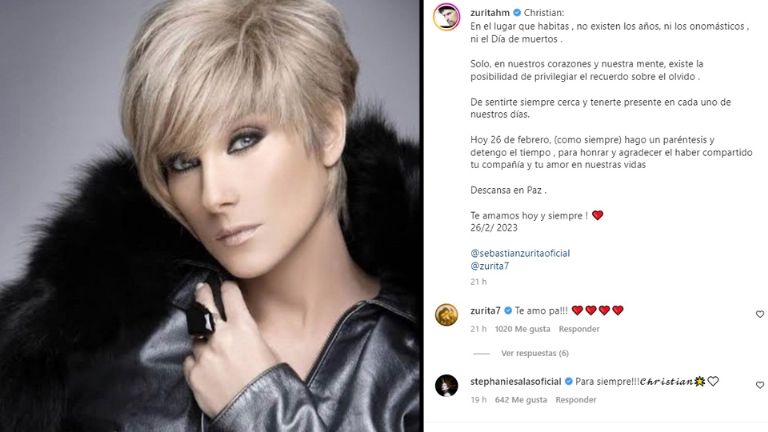 Humberto recordó a Christian en su cuarto aniversario luctuoso