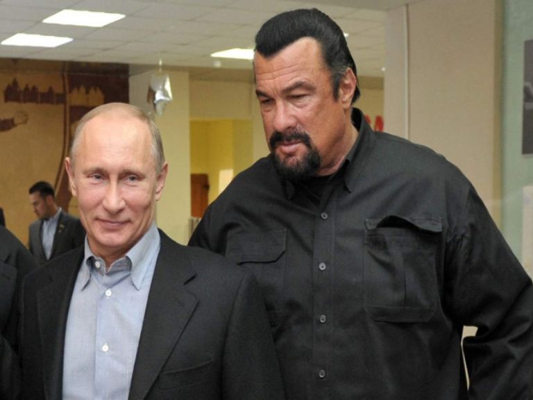 Vladimir Putin y Steven Seagal