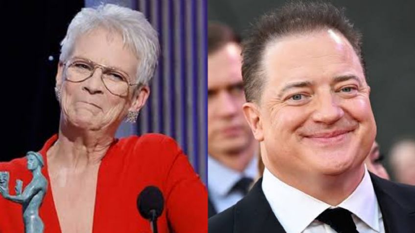 VIDEO: Jamie Lee Curtis y Brendan Fraser se llevan la noche en los SAG Awards; esto sucedió