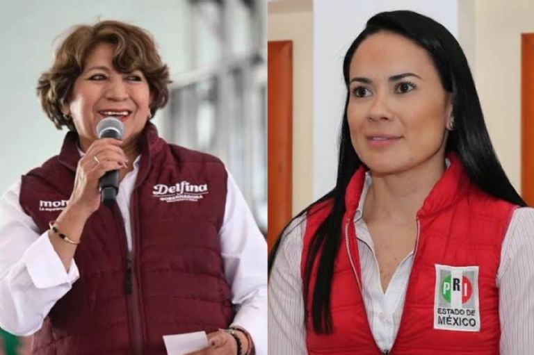 Delfina Gómez y Alejandra del Moral 