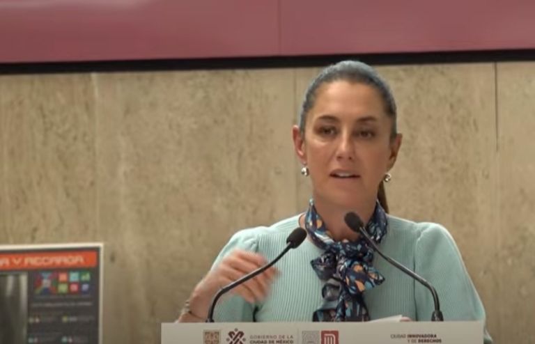 Claudia Sheinbaum en la Línea 1 del Metro