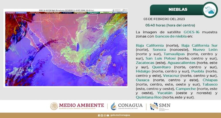 Pronóstico del clima en Sonora y México. Foto: Conagua