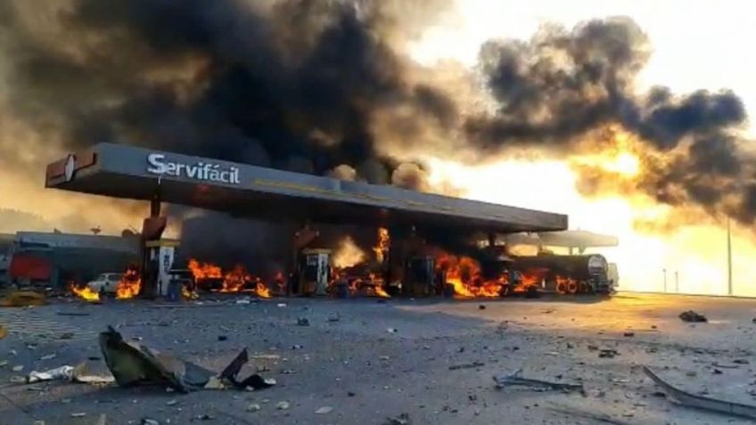 VIDEO: Explota gasolinera ubicada en Tula; se desconoce número de lesionados o personas sin vida