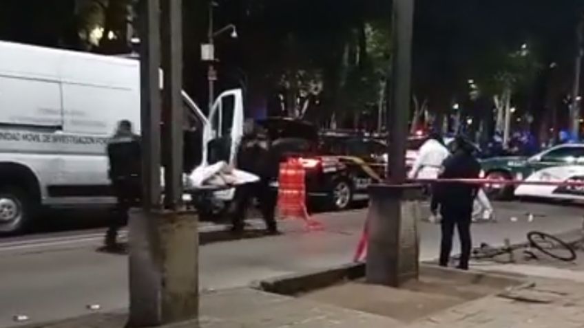 Tras atropellar y asesinar a ciclista en Paseo de la Reforma, buscan a motociclista responsable