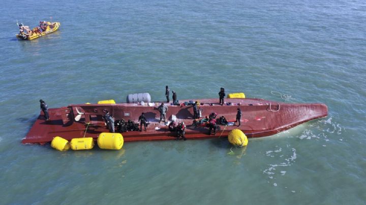 Barco pesquero se vuelca en medio del mar de Corea del Sur; hay siete desaparecidos