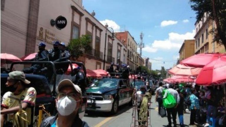 Operativo en el Centro Histórico