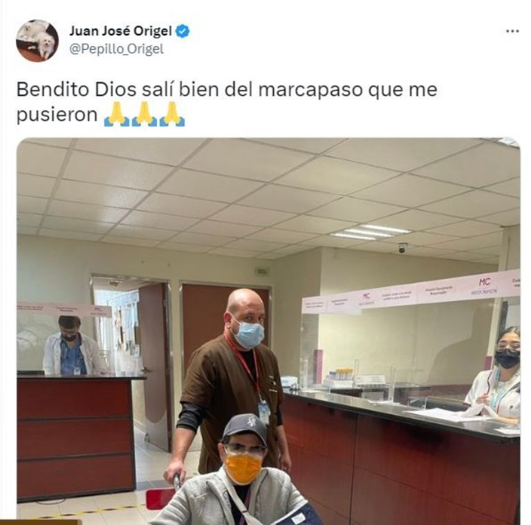 Juan José Origel es dado de alta