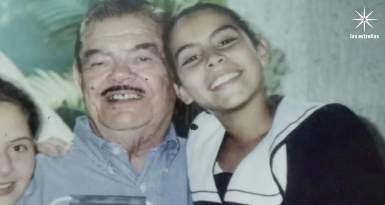 María León y su abuelo (QEPD)