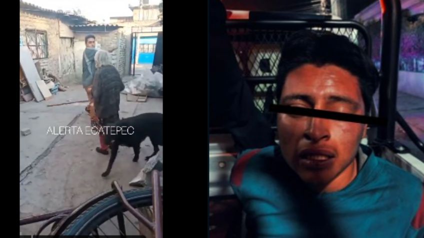 Sujeto que golpeó a su abuela con un tubo en Ecatepec podría pasar 50 años en prisión