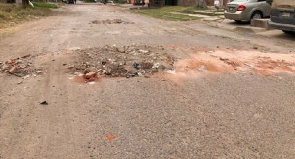 Calle principal de la Benito Juárez en Ciudad Obregón está 'destrozada' por los baches