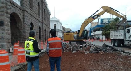 Obras de la Serdán ‘paralizan’ a Gobierno municipal; evacuan palacio en Guaymas