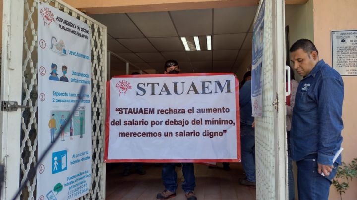 Tras amenaza de ir a huelga, trabajadores de la UAEM aceptan acuerdos; así quedan los aumentos