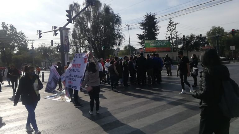 Bloqueo en Coyoacán