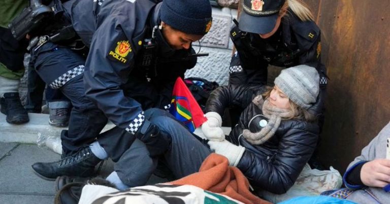 Detención de Greta Thunberg